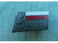 Insigna - Armata Populară Poloneză Ludowe Wojsko Polskie Polonia