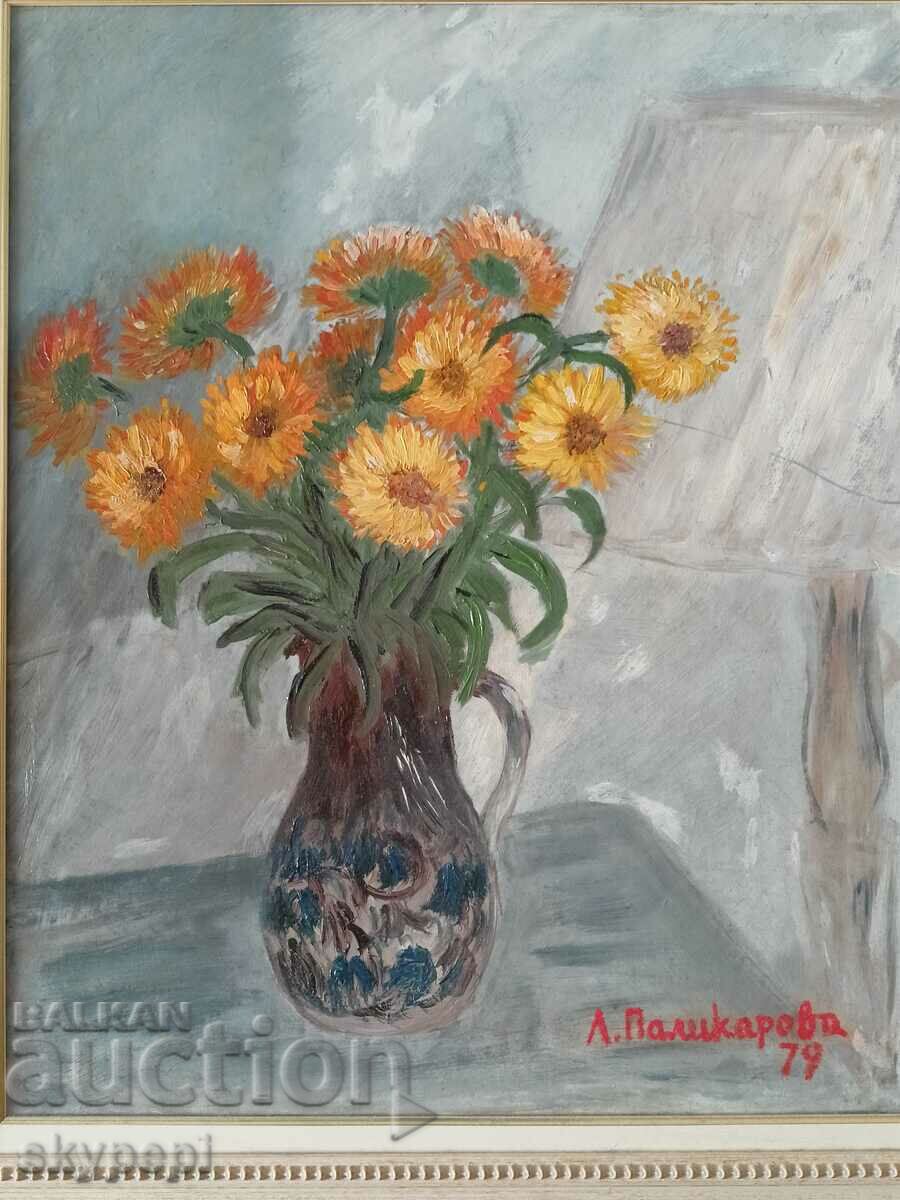 Painting by Lyuba Palikarova with price 3100.00 BGN | € 1585.00 Painting by Lyuba Palikarova with price 3100.00 BGN | € 1585.00