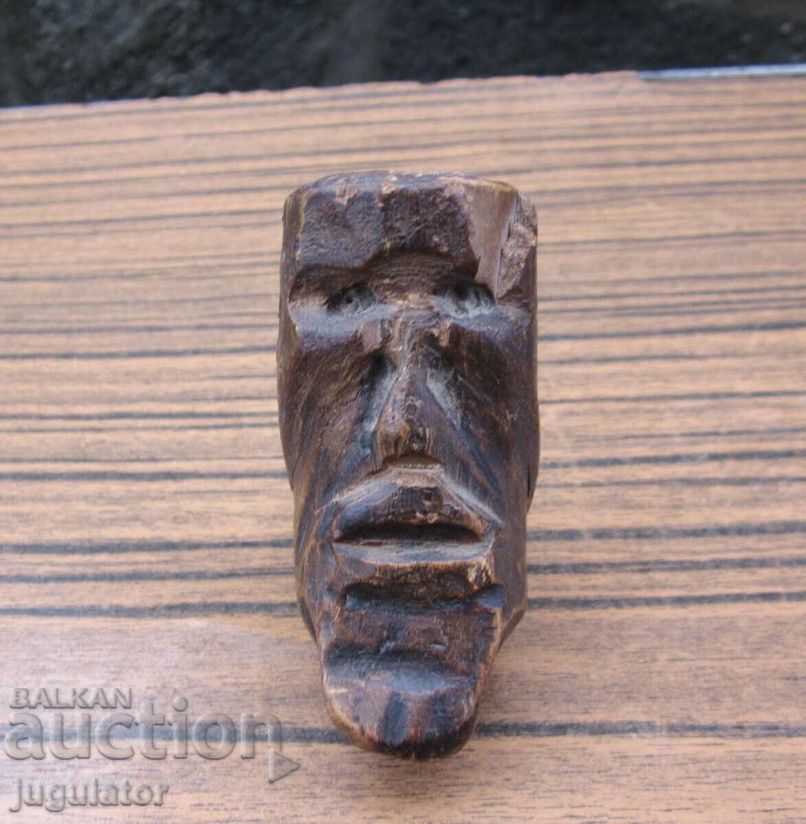 Delivery of antique Bulgarian Revival shepherd's pipe carved chibuk
