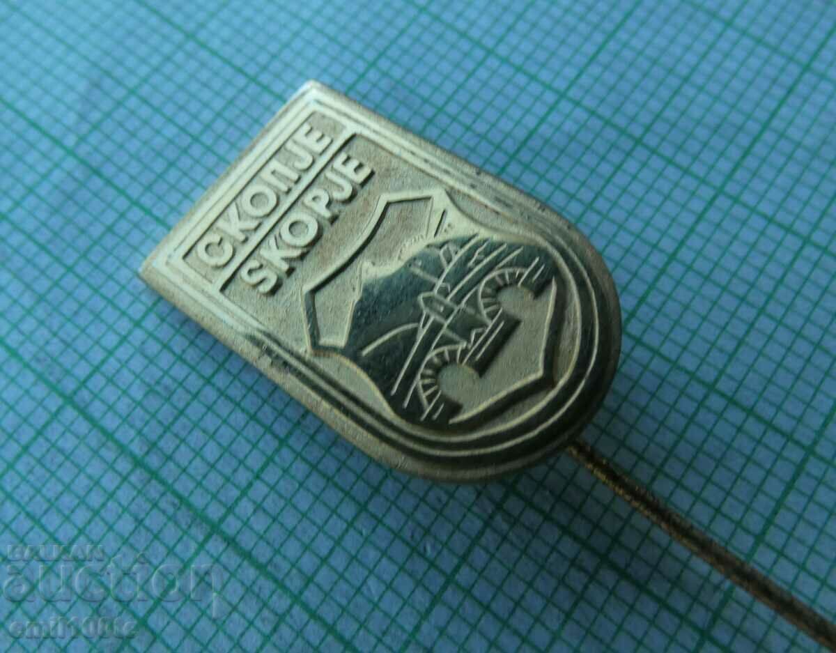 Auction Badge - Skopje coat of arms Auction Badge - Skopje coat of arms