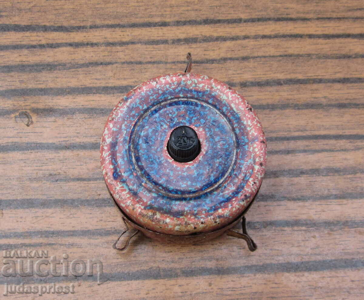 old Russian tin metal toy alarm clock - 5 old Russian tin metal toy alarm clock - 5