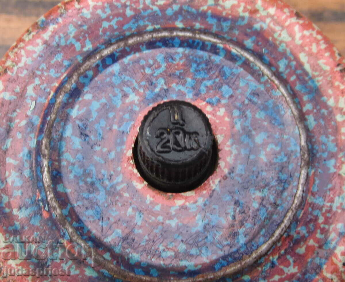 old Russian tin metal toy alarm clock - 6 old Russian tin metal toy alarm clock - 6