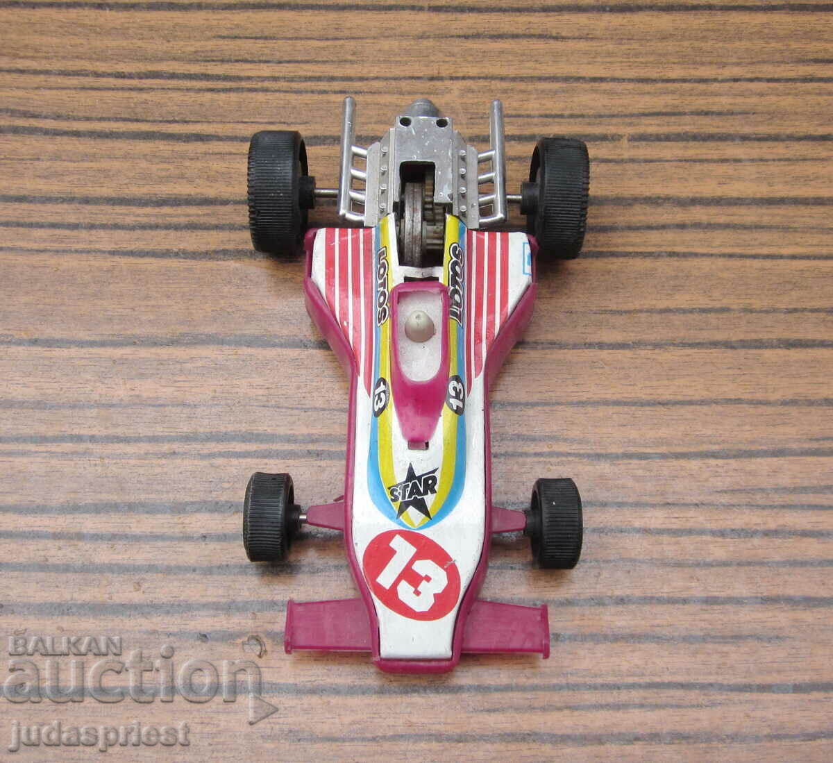 Auction from Sotsa old Bulgarian toy formula 1 cart Auction from Sotsa old Bulgarian toy formula 1 cart