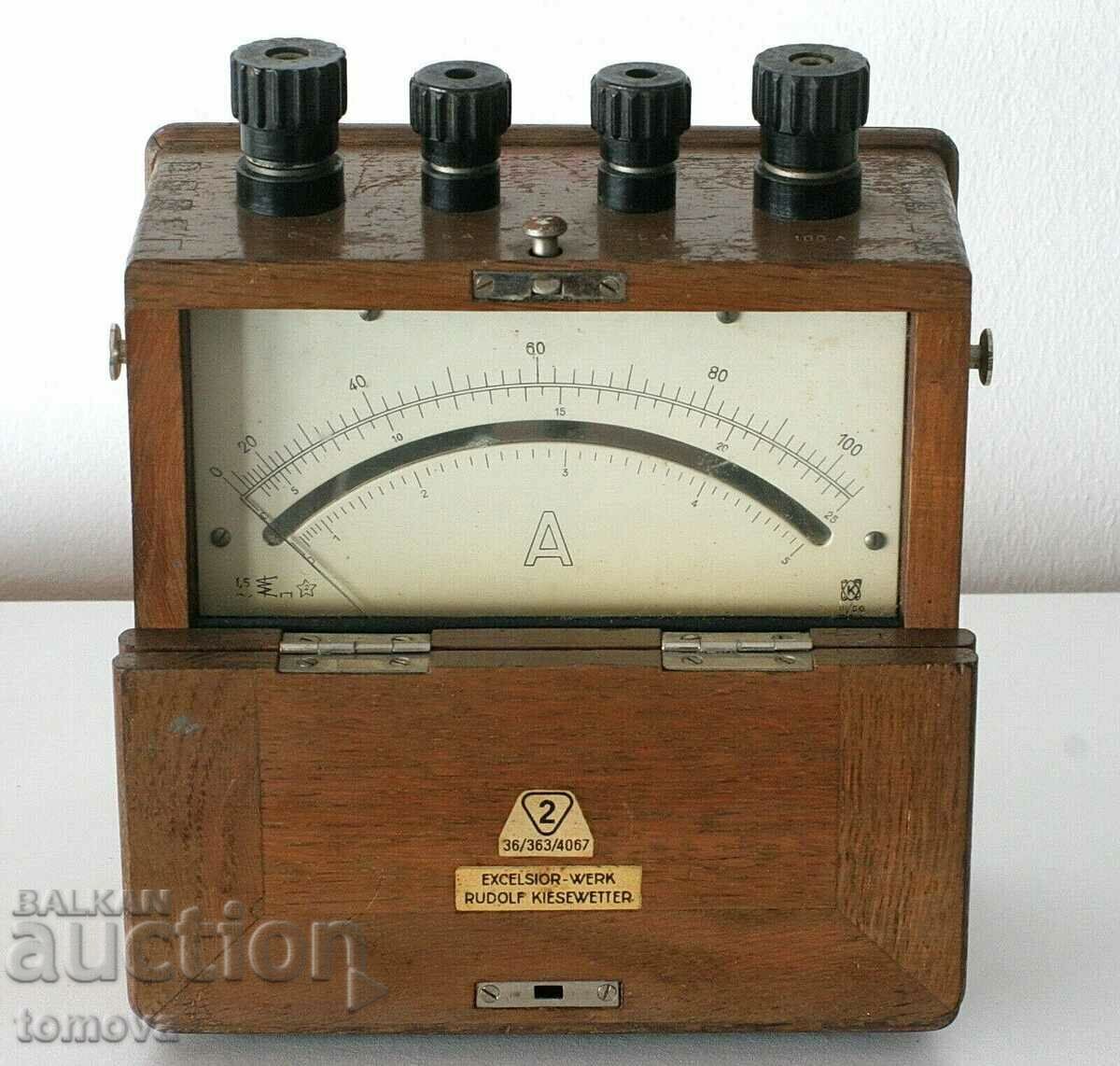 Антикварен амперметър - 1920-те