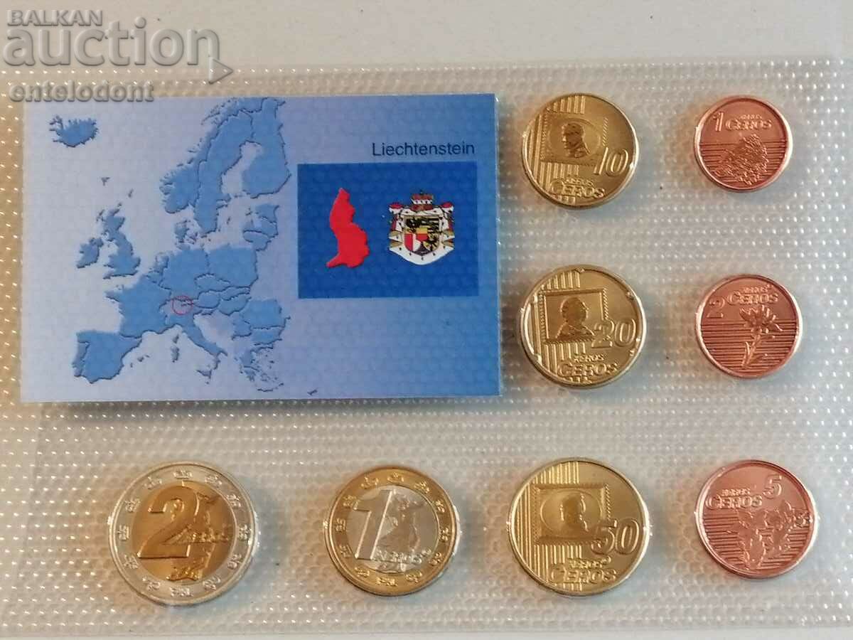 Euro set 2004 Liechtenstein SAMPLE with certificate with price 40.00 BGN | € 20.45