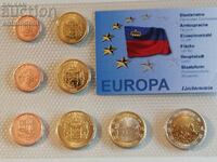 Euro set 2004 Liechtenstein EȘANȚĂ cu certificat