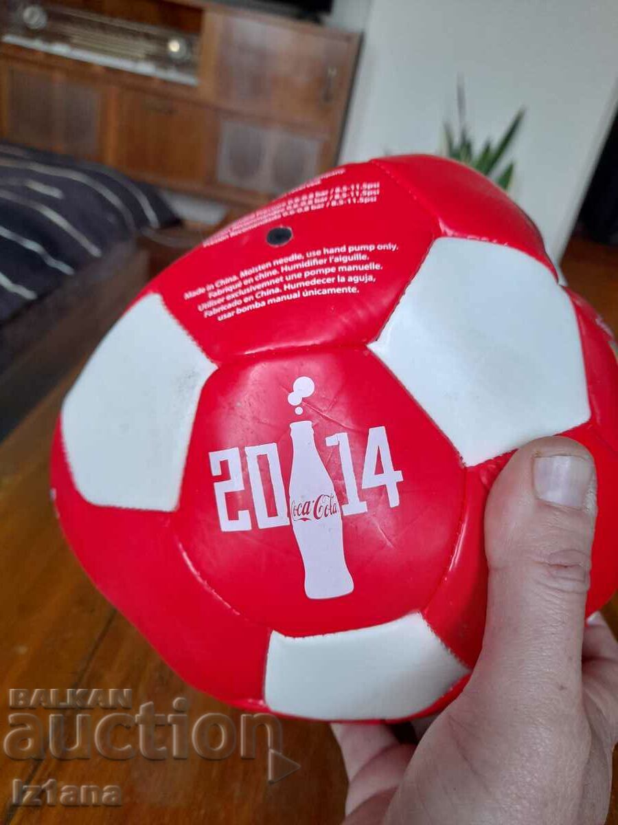 Auction Soccer ball Coca Cola, Coca Cola Auction Soccer ball Coca Cola, Coca Cola
