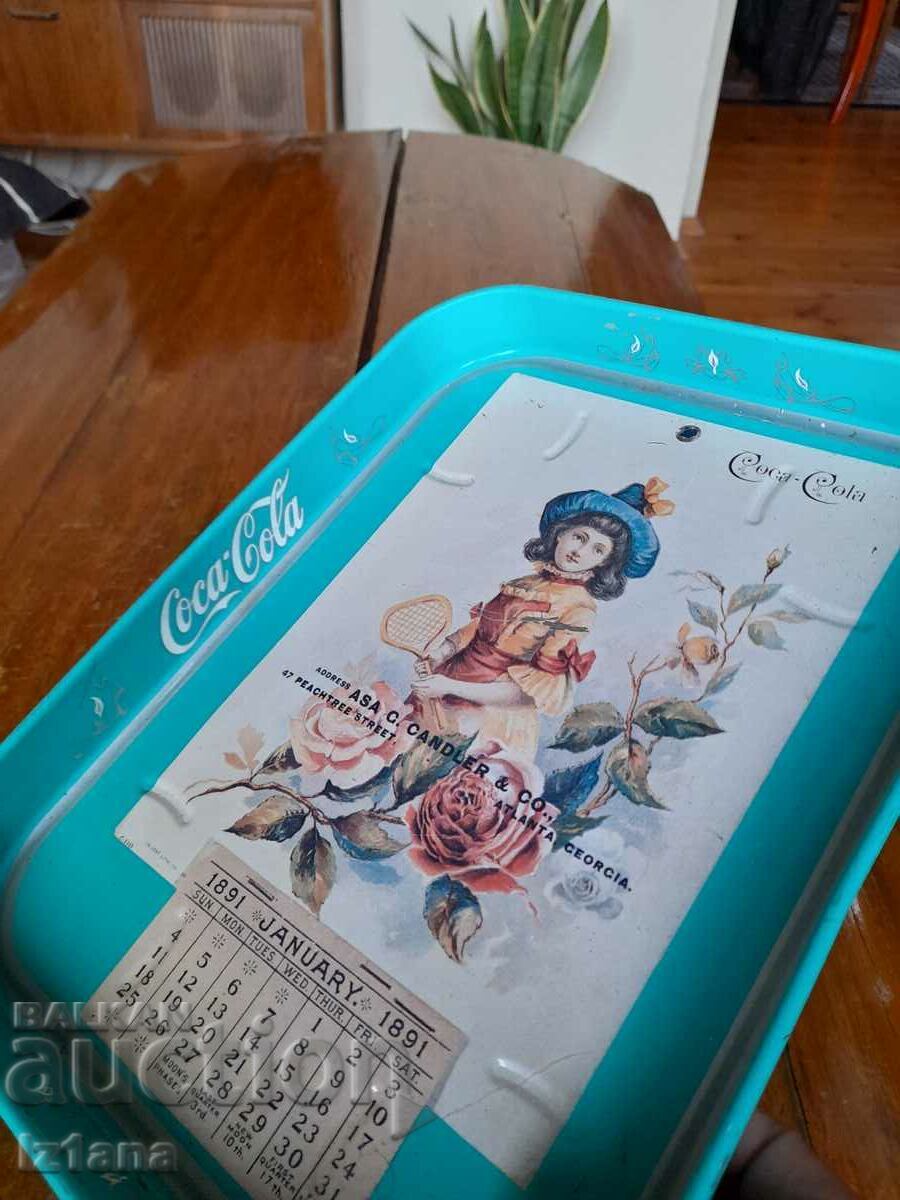 Auction Old Coca Cola tray, Coca Cola Auction Old Coca Cola tray, Coca Cola