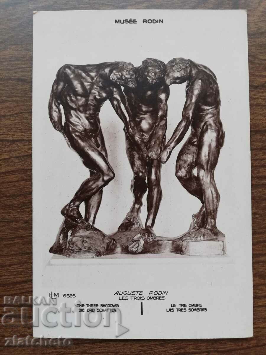 Postcard - Auguste Rodin, sculpture