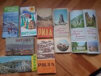 Old mountain tourist brochures - 9 pieces