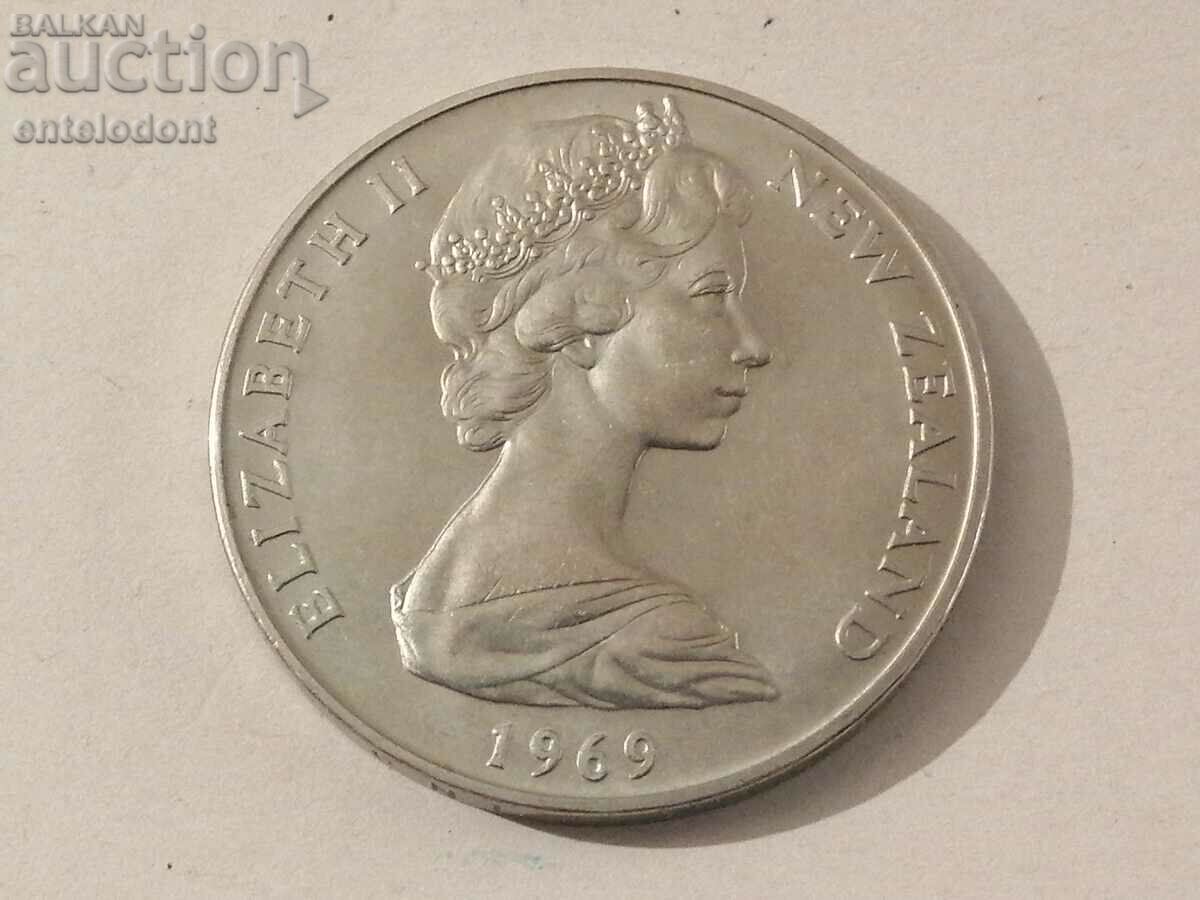 1 долар 1969 г. Нова Зеландия