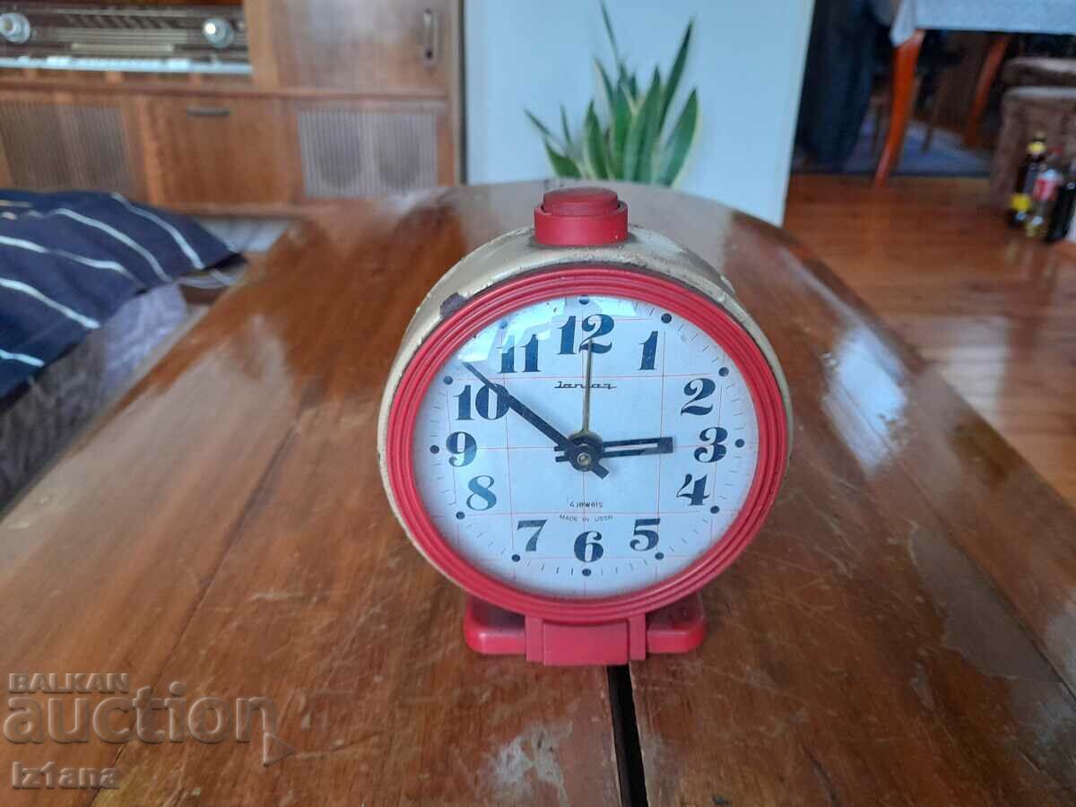 Old table clock alarm clock Jantar, Jantar Old table clock alarm clock Jantar, Jantar
