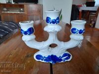 Sfeșnic vechi de porțelan