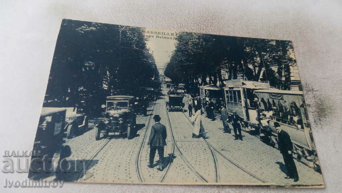 Postcard Marseille Cours Belsunce