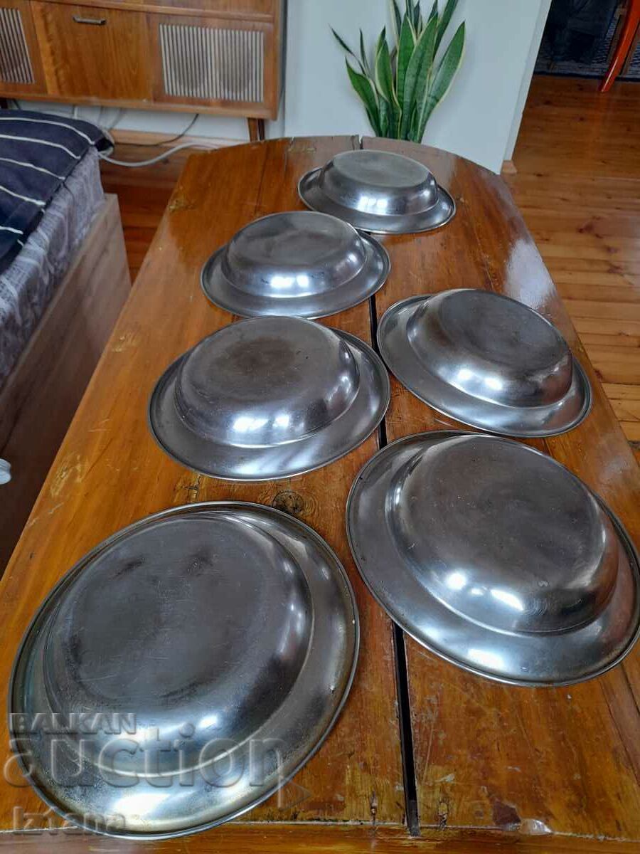 Аукцион Стара неръждаема паница,паници,неръждавейка Аукцион Стара неръждаема паница,паници,неръждавейка