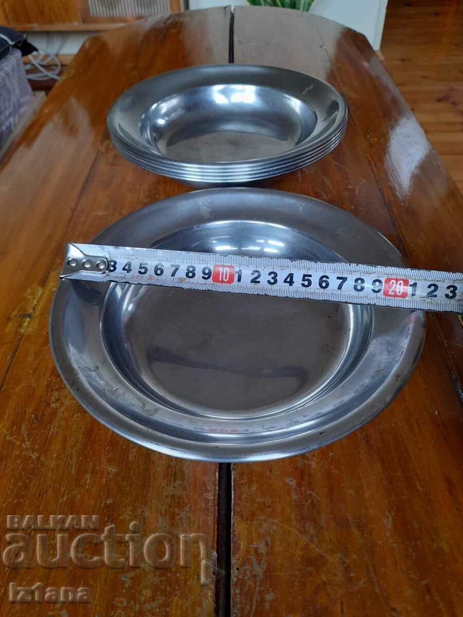 Стара неръждаема паница,паници,неръждавейка - 5 Стара неръждаема паница,паници,неръждавейка - 5