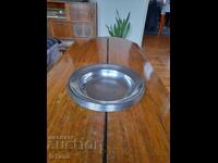 Old stainless plate, bowls, stainless steel