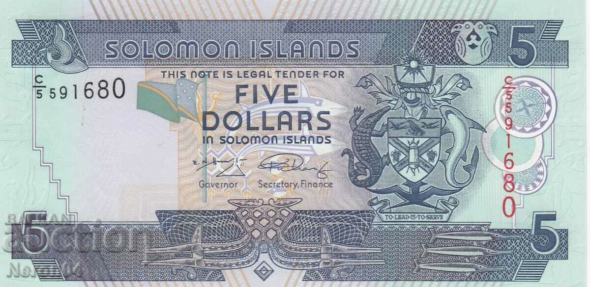 5 δολάρια 2009, Νησιά Σολομώντα