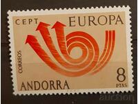 Spanish Andorra 1973 Europe CEPT MNH