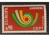 Andorra franceză 1973 Europa CEPT MNH