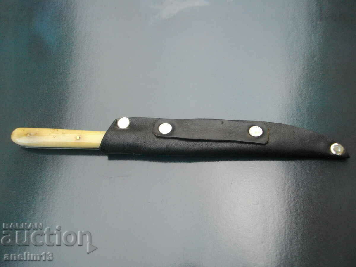 OLD BULGARIAN KNIFE STAINLESS CHIRENI BONE - 7