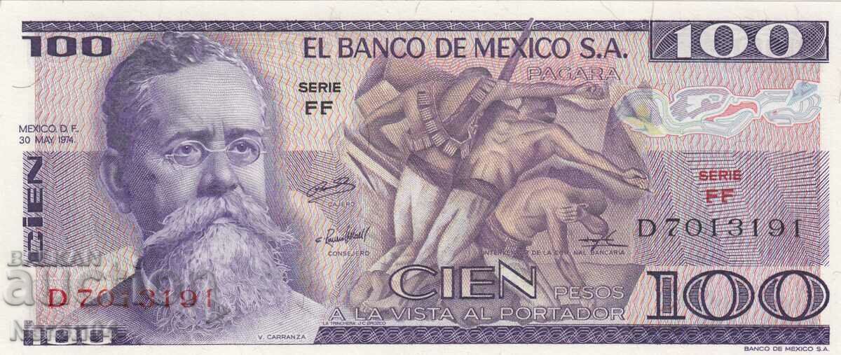 100 pesos 1974, Mexico