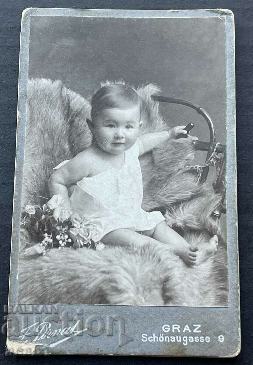 Fotografie din carton bebelus