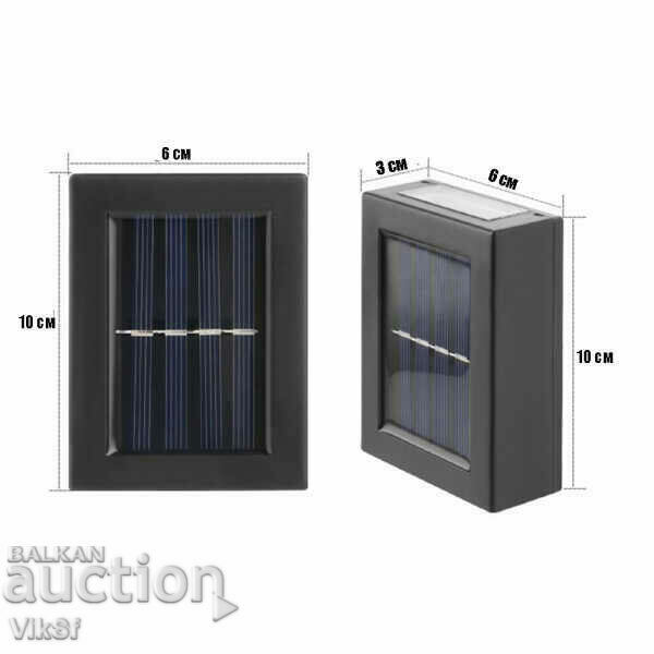 Auction  36 yd dual light sensor solar wall light