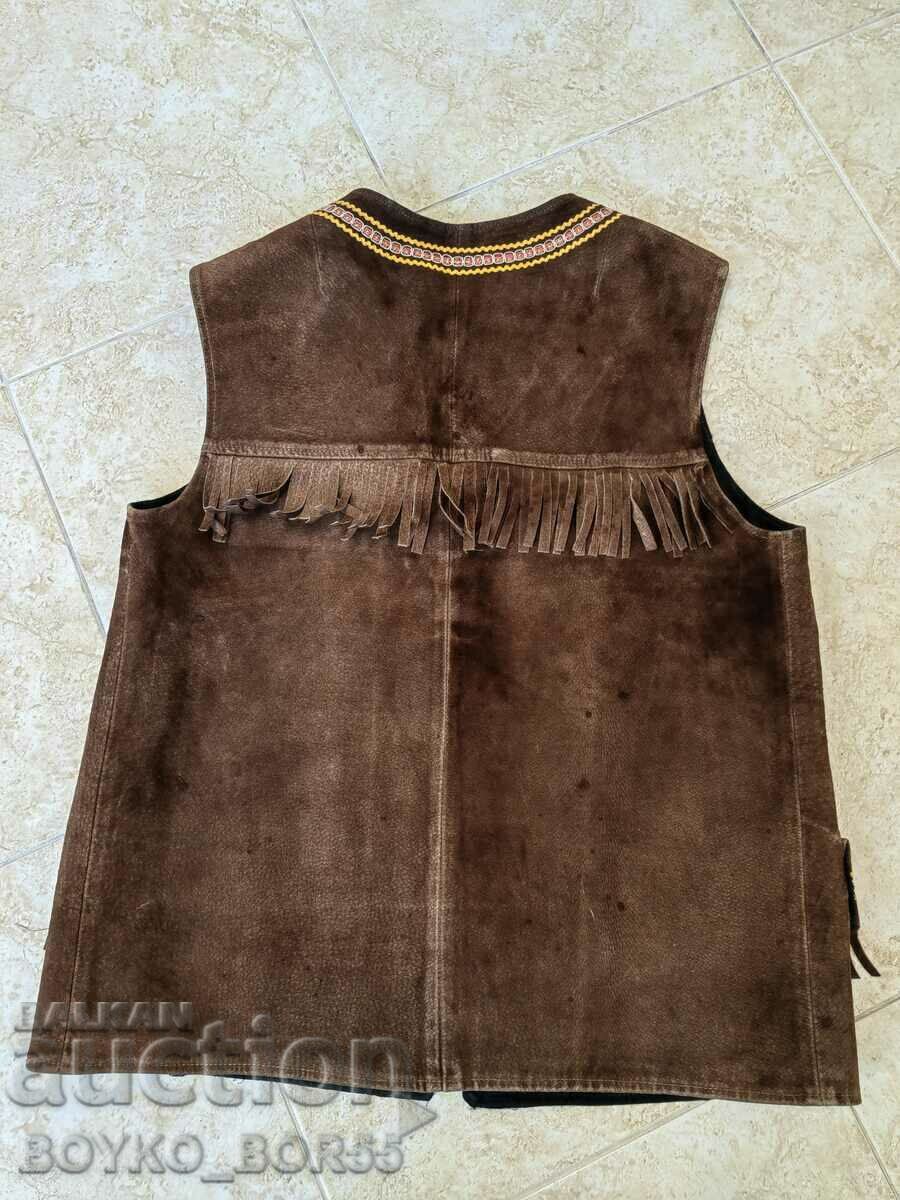 Γνήσιο Super Rare Vintage Soc Γιλέκο Γνήσιο δέρμα με τιμή 75.00 BGN | € 38.35 Γνήσιο Super Rare Vintage Soc Γιλέκο Γνήσιο δέρμα με τιμή 75.00 BGN | € 38.35