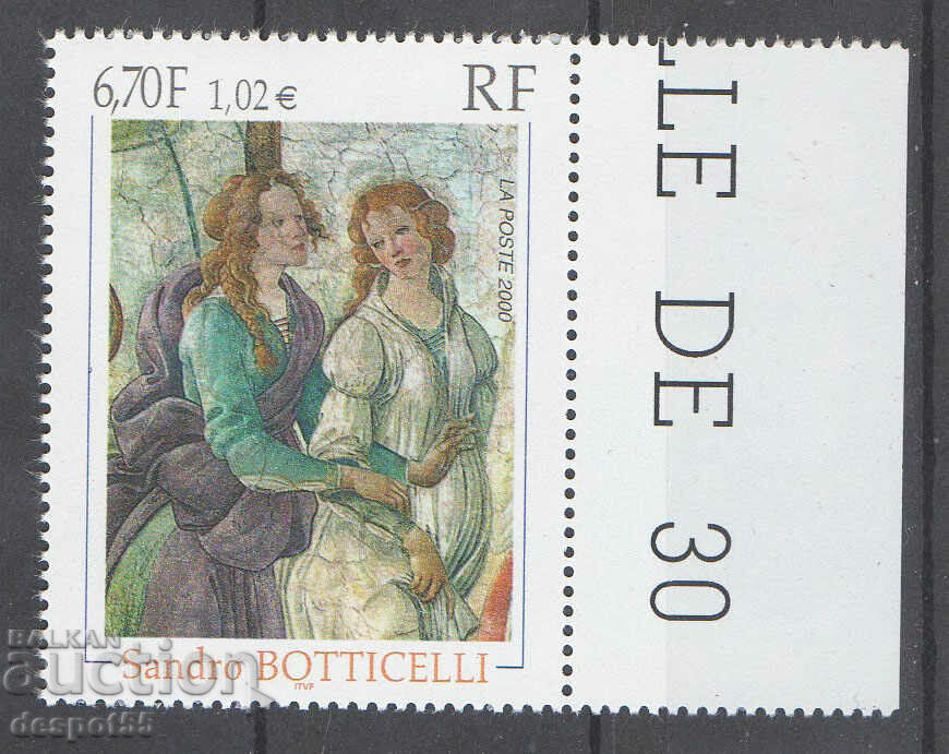 2000. France. 555 year from the birth of Sandro Botticelli.