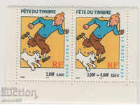 2000. Franța. Ziua timbrului poștal.