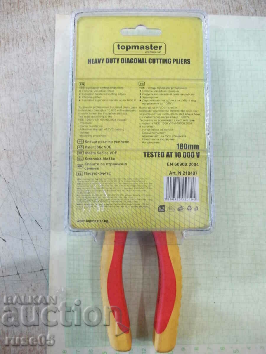Cutting pliers "Topmaster-VDE 1000V Art.No.: 210407" reinforced new - 6