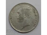 1 франк сребро Белгия 1911 -  сребърна монета №55