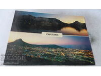 Cape Town Table Mountain Reflected Postcard