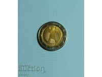 Монета от две евро.