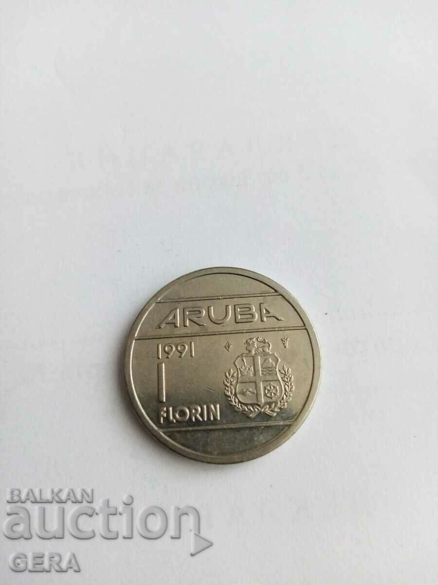 Монета 1 флорин Аруба