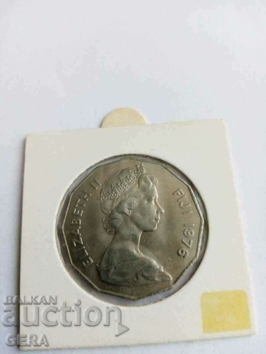 Auction Fiji 50 cents coin Auction Fiji 50 cents coin