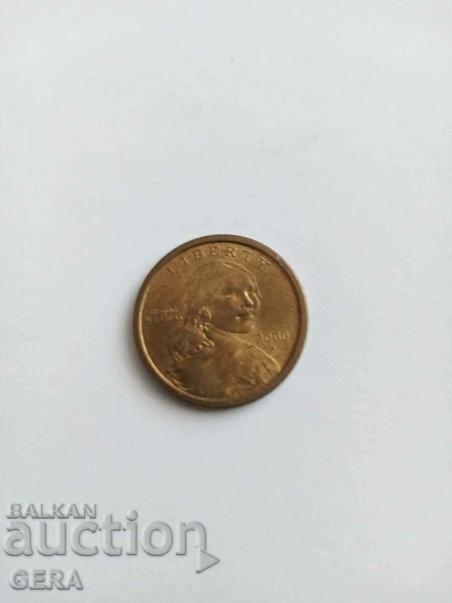 Монета 1 долар САЩ