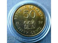 Kenya 50 cents 1997