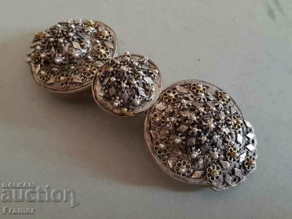 Auction Vazrozhdenski Silver pafti costume pafta FILIGRAN - TANNING Auction Vazrozhdenski Silver pafti costume pafta FILIGRAN - TANNING