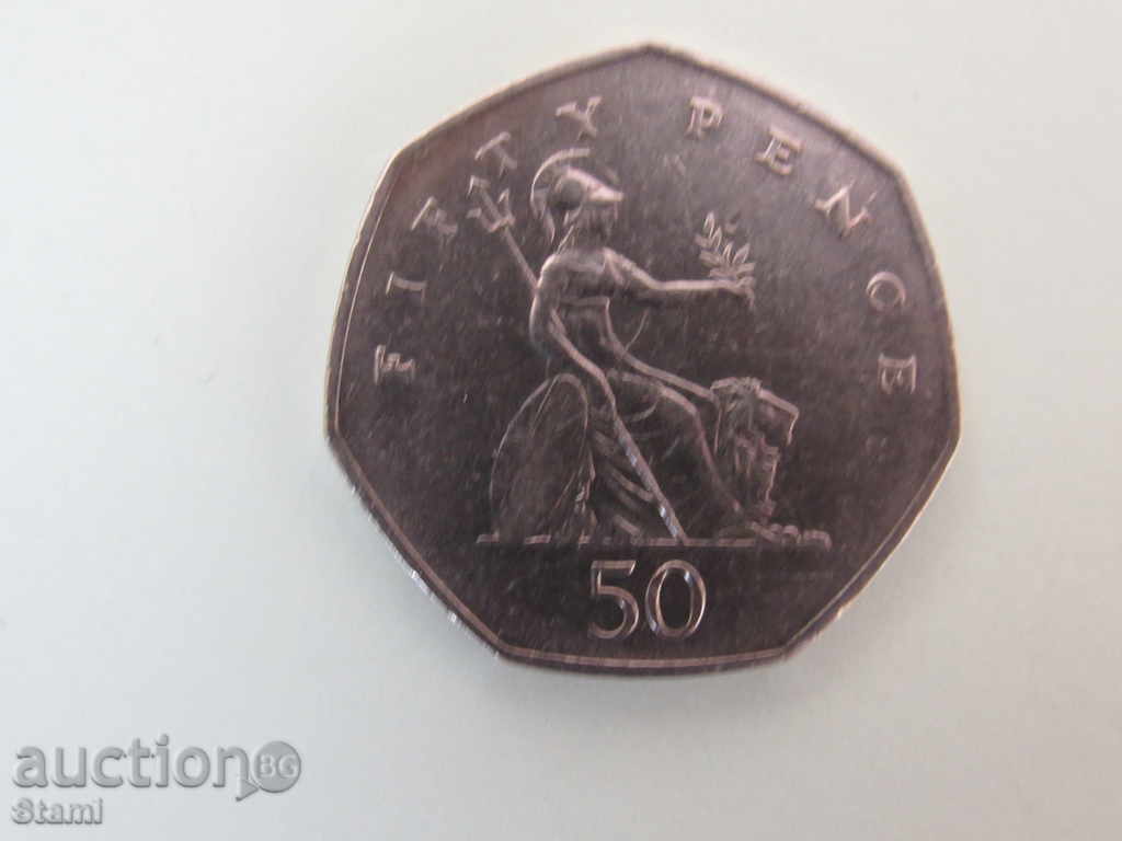 50 pence-UK, 1997, 90L with price 2.50 BGN | € 1.28 50 pence-UK, 1997, 90L with price 2.50 BGN | € 1.28