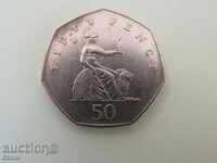50 пенса-Великобритания,1997 г., 90L