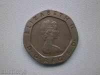 20 pence - Marea Britanie, 1983, 18L