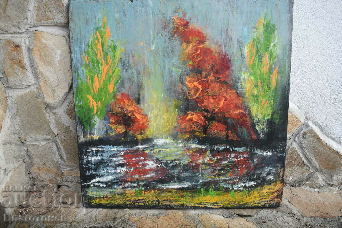 Painting by Stamen Karamfilov with price 160.00 BGN | € 81.81 Painting by Stamen Karamfilov with price 160.00 BGN | € 81.81