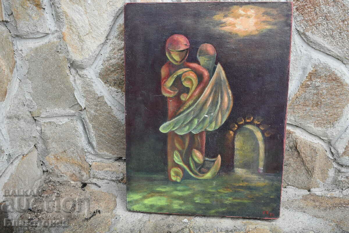 Painting by Stamen Karamfilov with price 160.00 BGN | € 81.81 Painting by Stamen Karamfilov with price 160.00 BGN | € 81.81