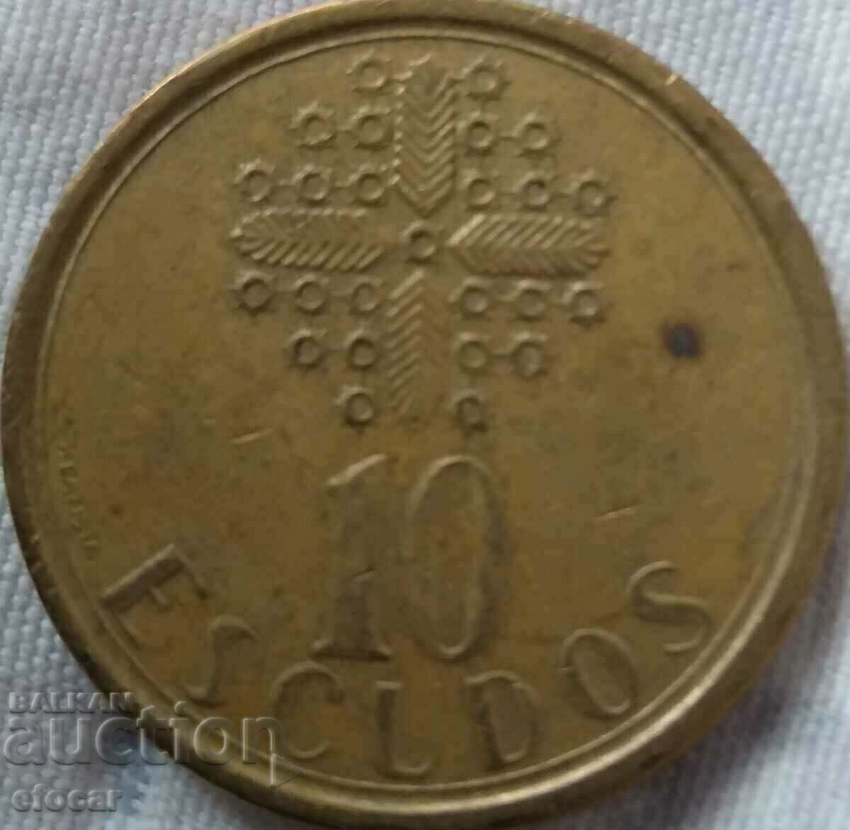 10 Escudo Portugalia 1988