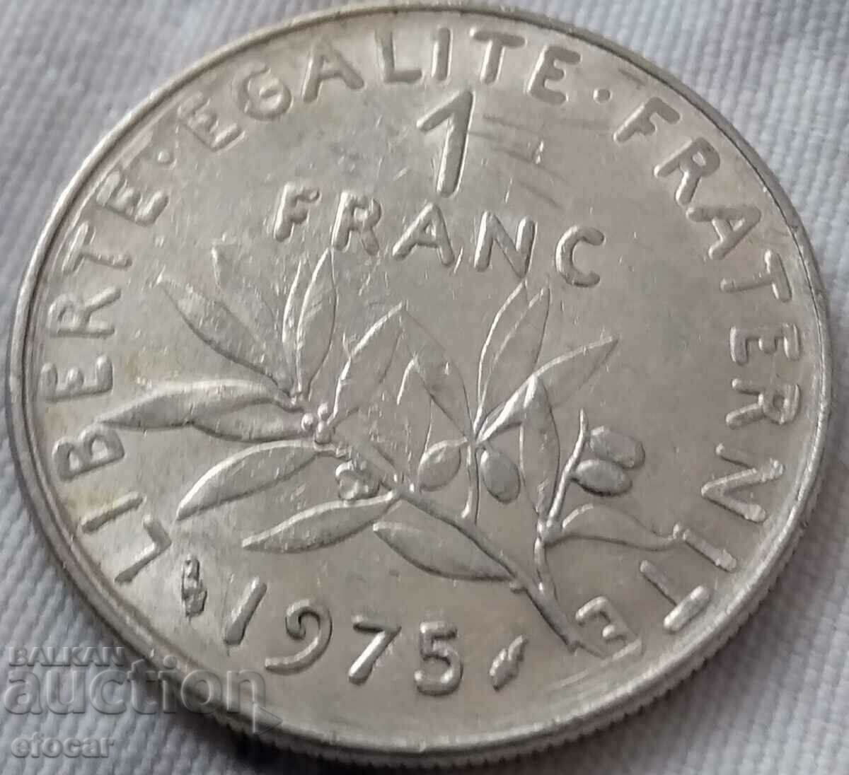 1 franc Franța 1975