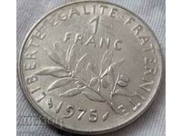 1 franc Franța 1975