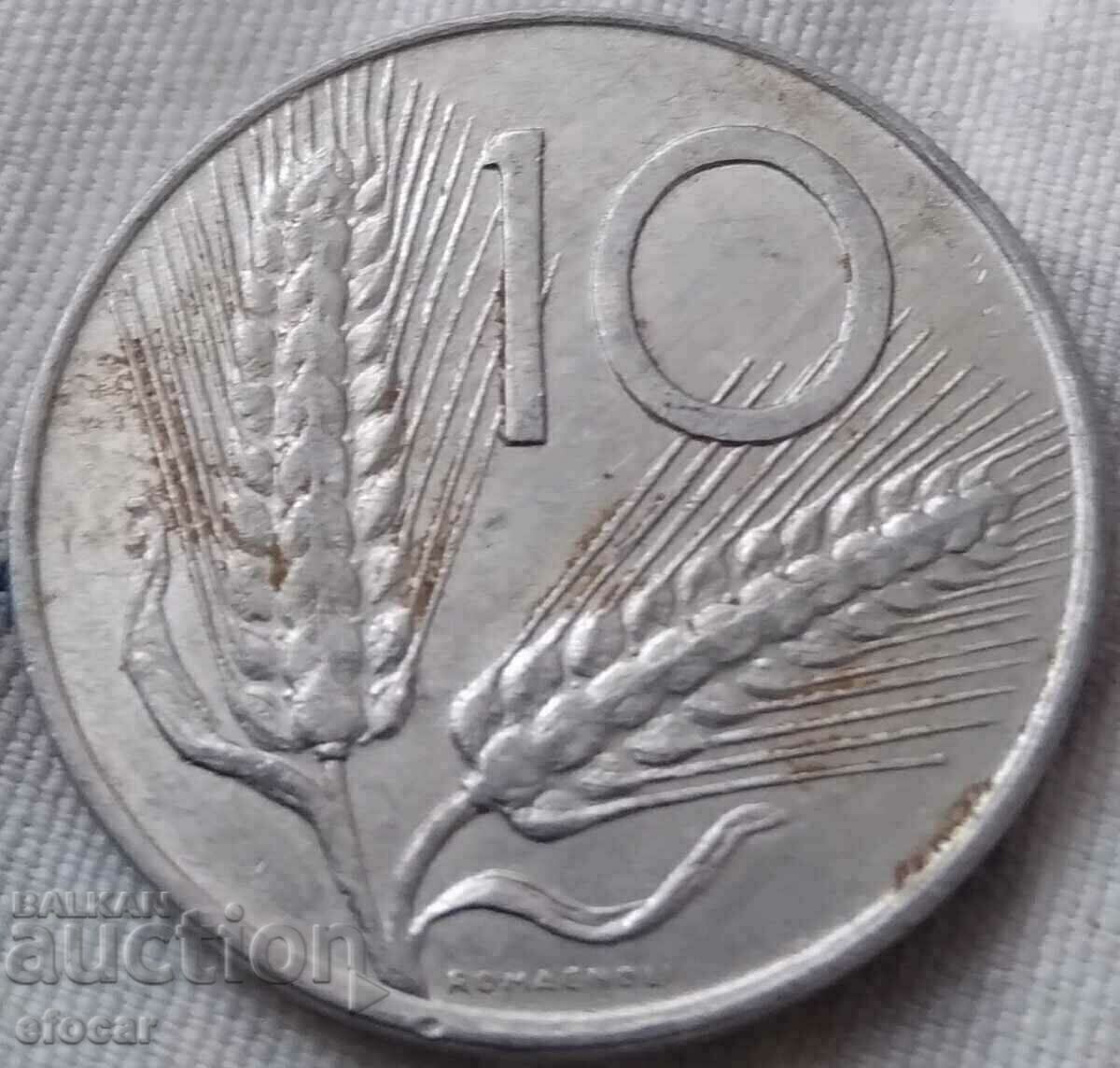 10 lira Italy 1975 10 lira Italy 1975