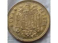 1 peseta Spania 1975 BZC